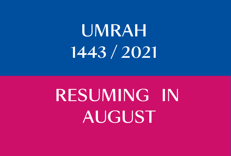 Umrah 2021 Resuming Soon